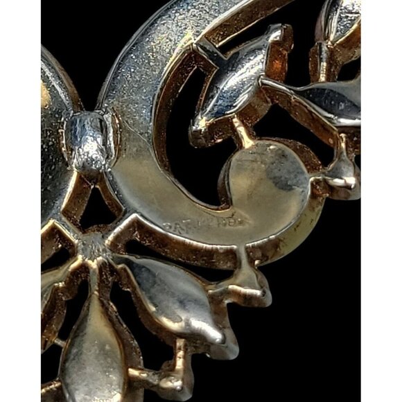 Crown Trifari Alfred Philippe Choker Necklace Patent Pend Book Piece Estate 16" - Picture 3 of 16